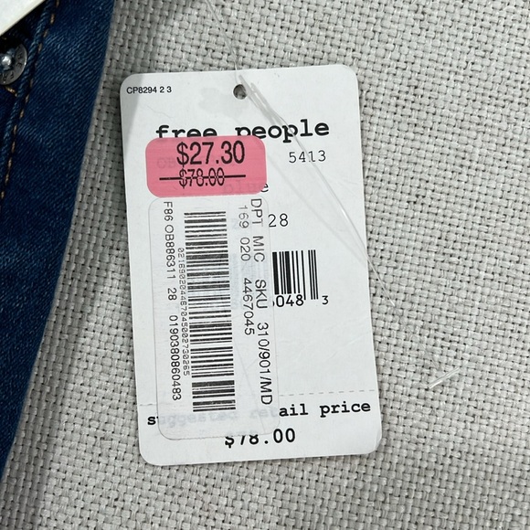 NWT We The Free/Free People Skinny Jean/Jegging - Picture 5 of 5